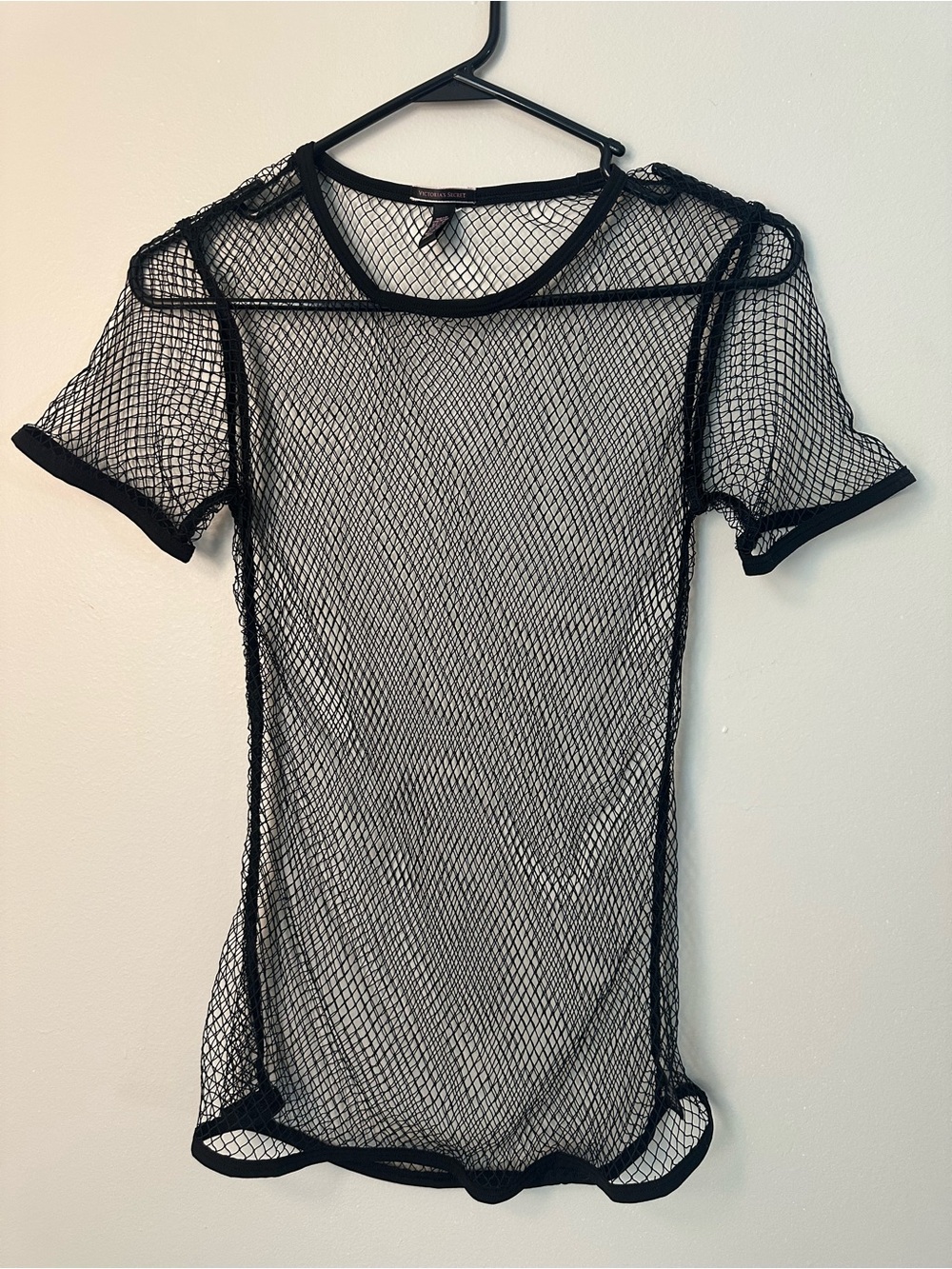 Victoria’s Secret | Black Mesh | Short Sleeve Top